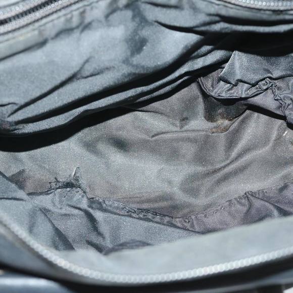 CELINE Hand Bag Nylon Black Auth bs12635 - Picture 10 of 16